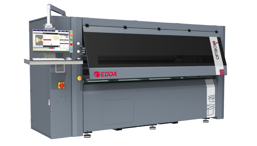 Right Choice Box Machine by Edda for on-demand corrugated box production